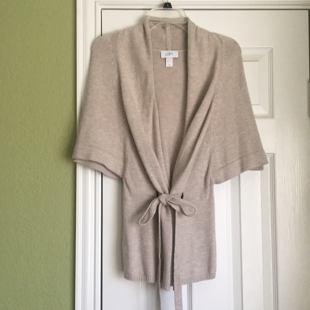 LOFT Cardigan with Tie